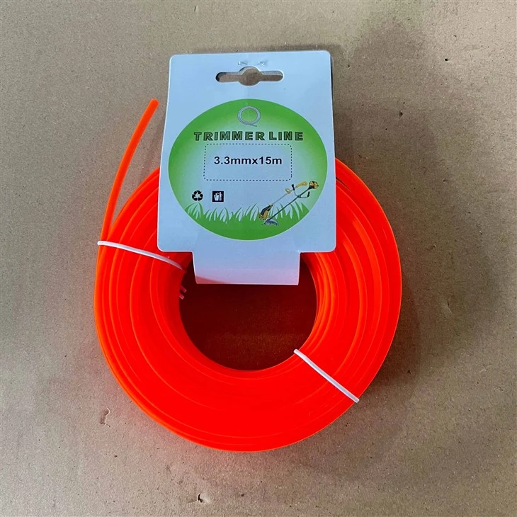 3.3mmX15m Trimmer Line Round Orange factory